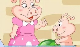 小猪吃瓜,趣味盎然的田园生活趣事